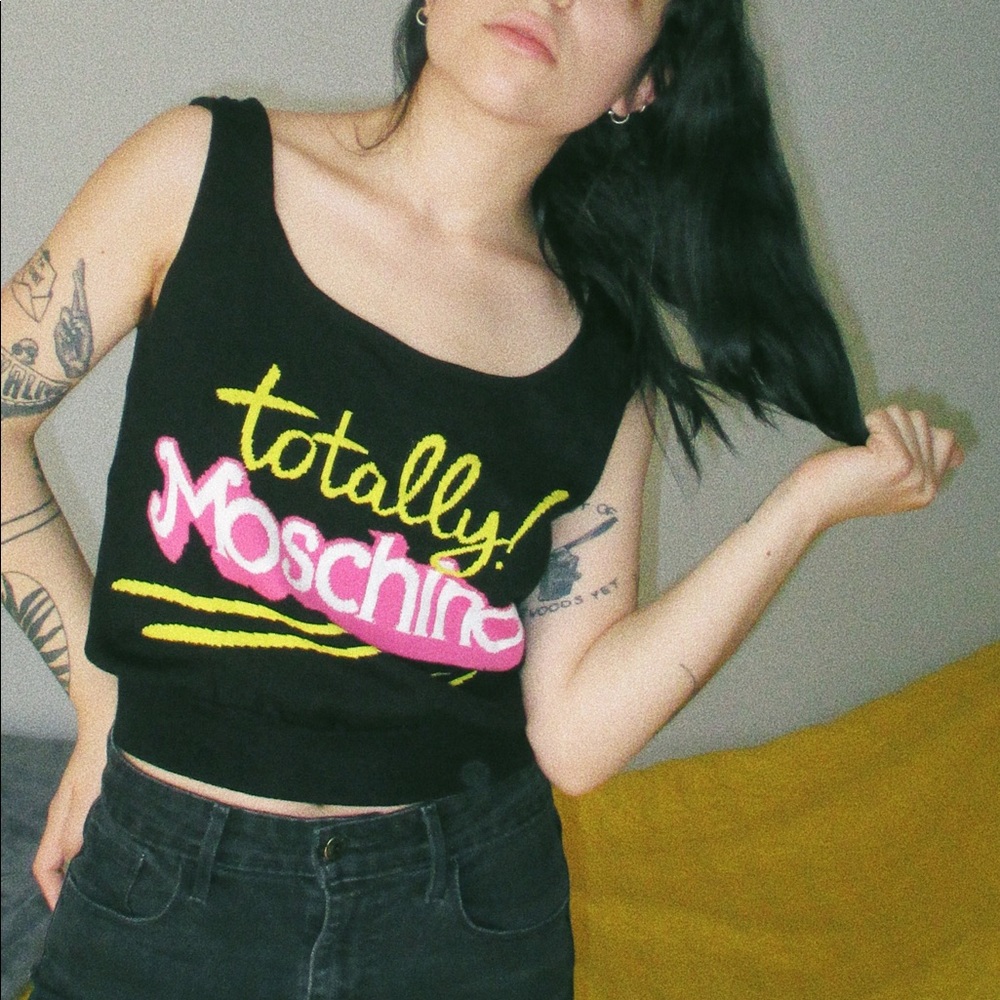 MOSCHINO Couture Barbie knit tank